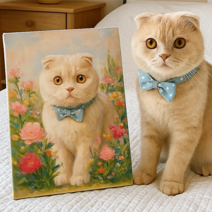 Cat Portrait – Scottish Fold